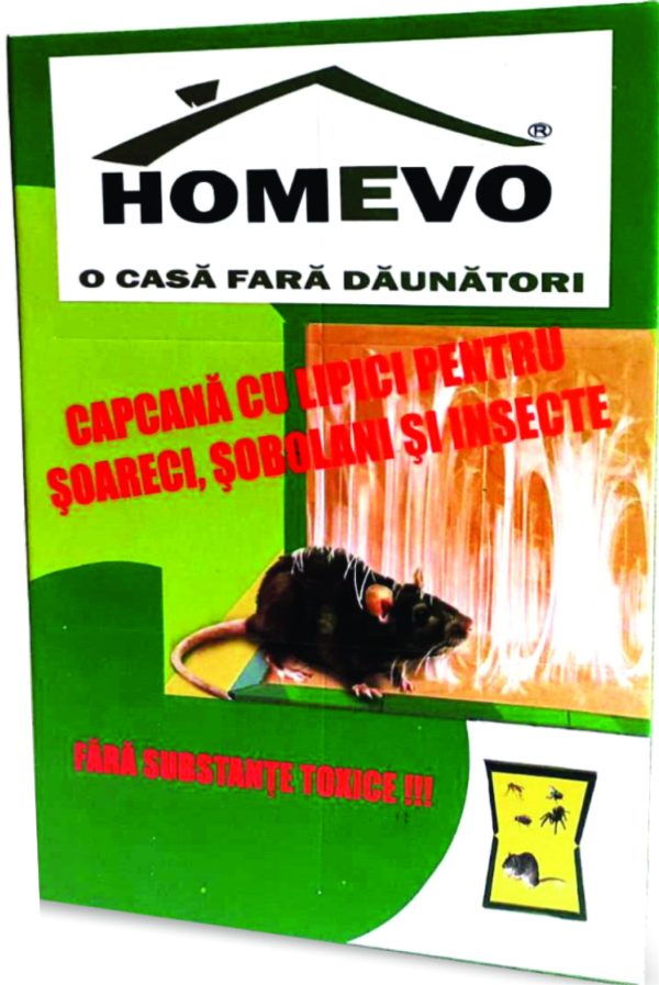 Homevo Capcana cu Lipici Pentru Sobolani, Soareci si Insecte